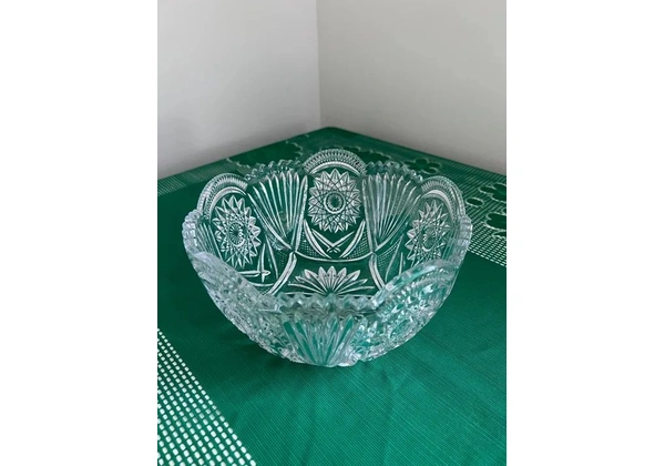Fruteira Bomboniere Cristal 21x10 cms (crédito, débito, Pix e PicPay)