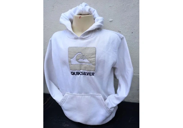 Moletom Quiksilver Branco - Tamanho M