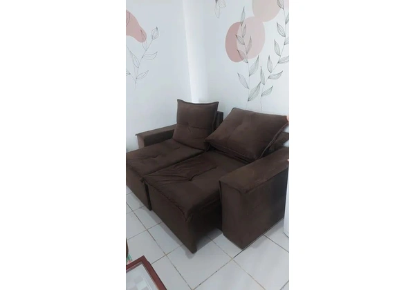 Sofá Cama Retrátil 2 lugares