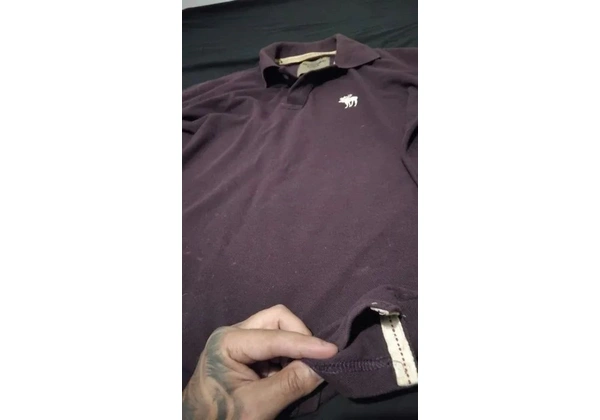 Polo Abercrombie Roxa M