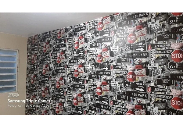papel de parede e adesivos somente instalçao