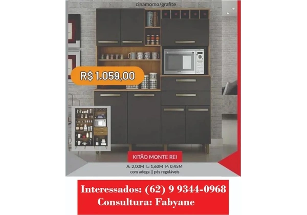 Armario de Cozinha kitao monte rei