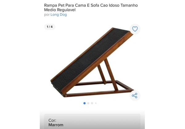 Vendo escada regulável para pet