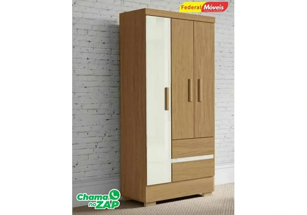 Guarda Roupa com 3 Portas Novo Fazemos Entrega
