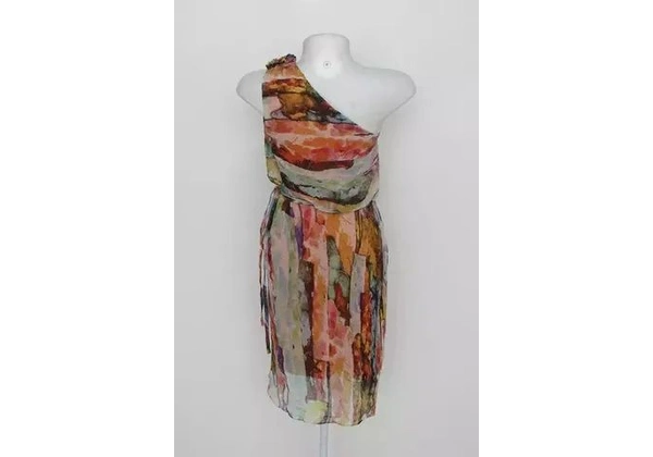 Vestido Sacada Feminino Estampado - Tam P