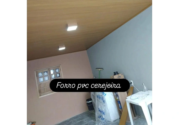 Forro pvc já instalado