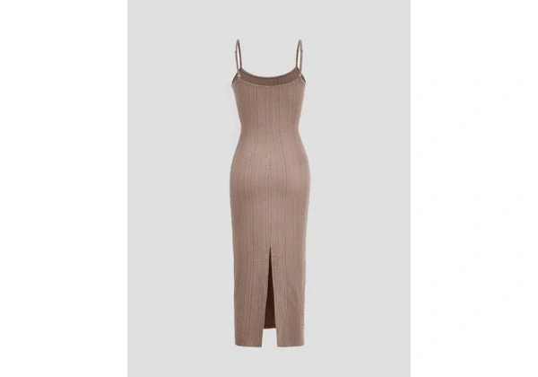 Vestido nude/bege texturizado tubinho importado NOVO