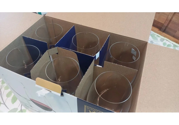 Jogo de 6 taças para vinho Cristal Bohemia 580ml
