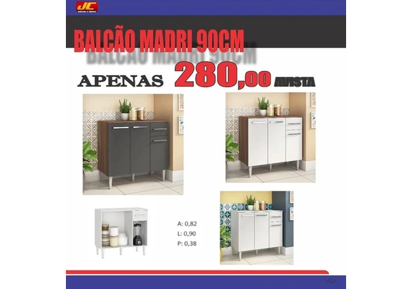 Balcão Madri 90