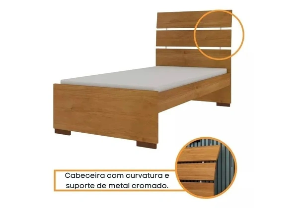 Cama Solteiro Padrão 100% MDF. São Produtos Novos Direto de Fábricas P/Sua Casa.