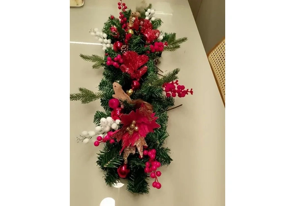 Arranjo de Natal com Esquilo