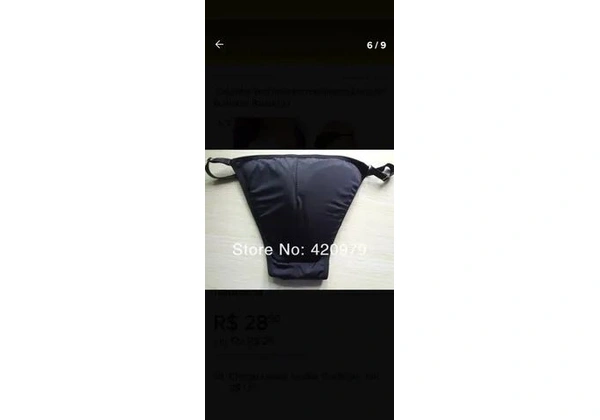 2 Peças Calcinha com enchimento Empina e Levanta Bumbum discreta
