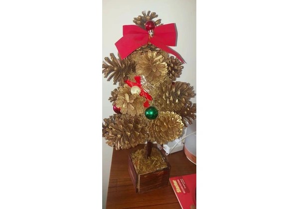 Árvore de Natal com decoração