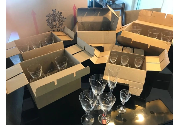 Jogo de taças de cristal Strauss