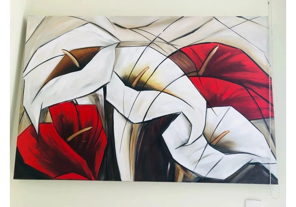 Quadro pintado Paris 80 x120 na promoção de 1390, 00 por