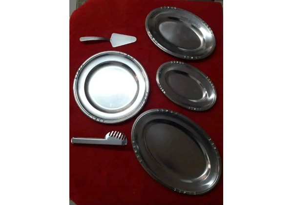 Lote de baixelas de inox