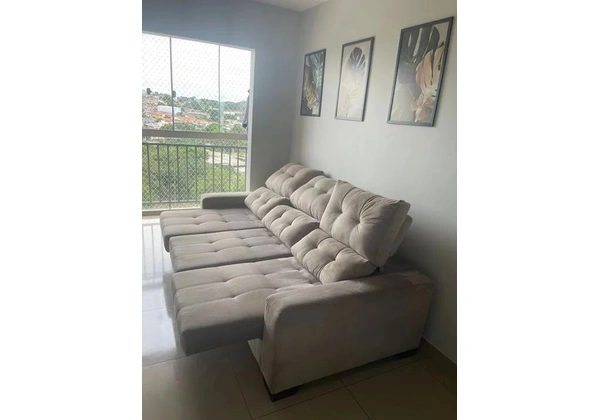 Vendo sofá retrátil lindo e bem conservado