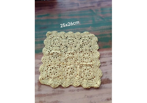 Conjunto toalhinhas de crochê