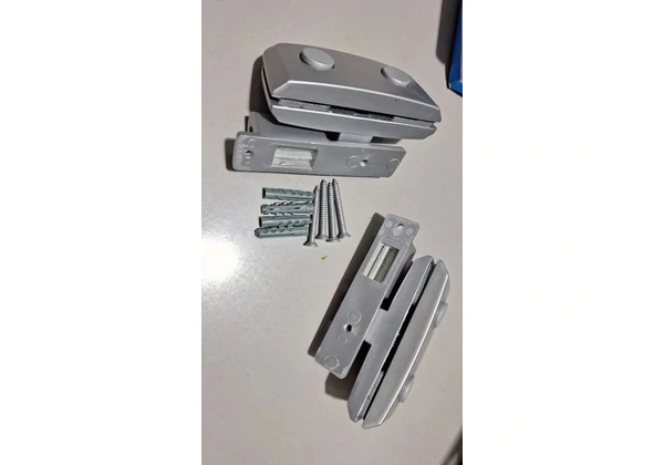 Dobradiça para Porta de Vidro - 2 Peças