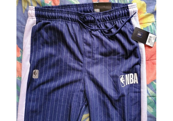 Calça NBA Azul Listrada Original
