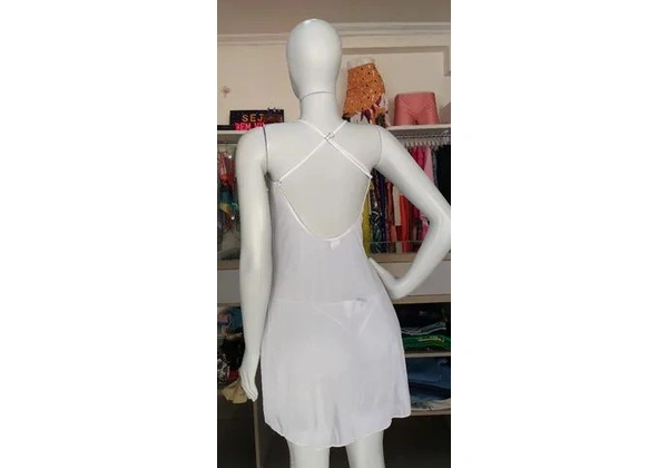 Baby Doll Branco Tamanho M