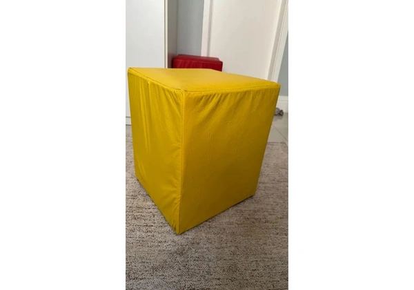 Puff Amarelo - Conforto e Estilo para Qualquer Ambiente