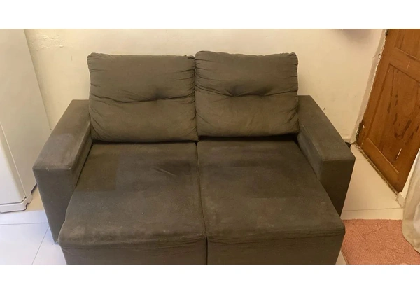 Sofá retrátil inclinável 3 lugares