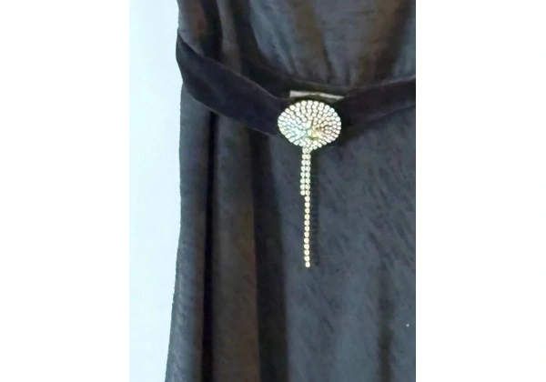 ABAIXAOUU!!!Vestido Preto strass Luciana Pérez - Tamanho 38
