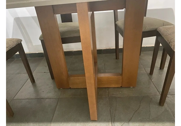 Mesa de vidro 6 lugares
