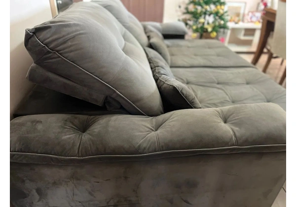 Sofá super confortável cinza - Conforto e Estilo