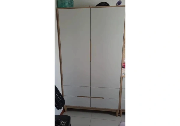 Guarda Roupa 2 portas Infantil com Painel