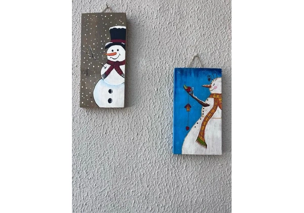 Papai Noel e Bota de Natal Decorativas