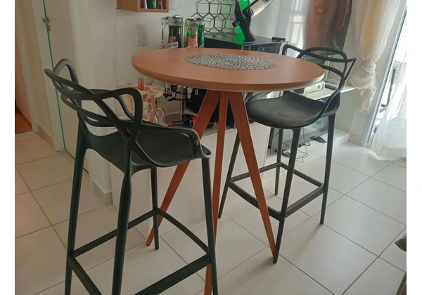 Cadeiras retrôs altas