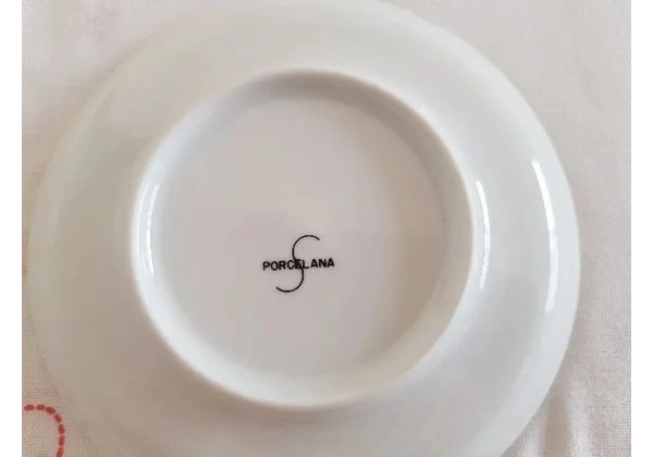 Pires Porcelana Schmitd Branco Floral Sem Filete - Reposição