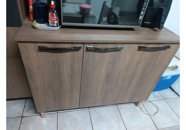 Armário de cozinha 4 peças muito novo