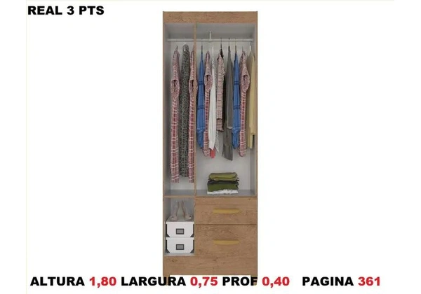 Guarda roupa de solteiro entrega e montagem grátis para toda Maceió