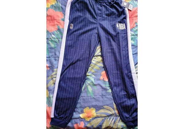 Calça NBA Azul Listrada Original