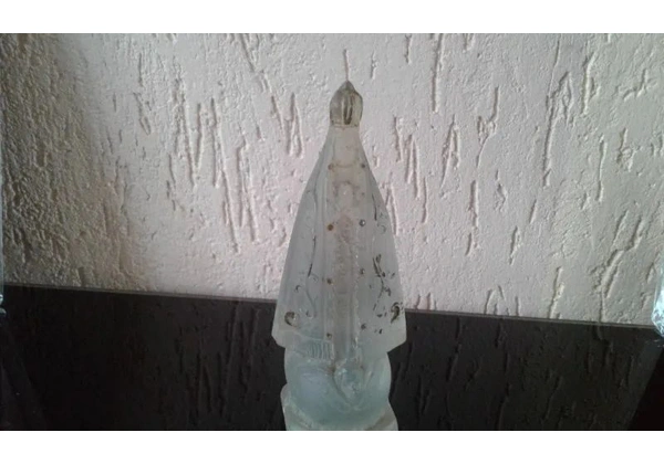 Nossa Senhora Estatua Decorativa Transparente