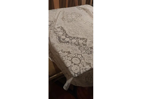Toalha de renda!