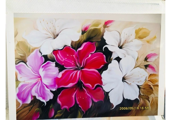 Quadro pintado Paris 80 x120 na promoção de 1390, 00 por