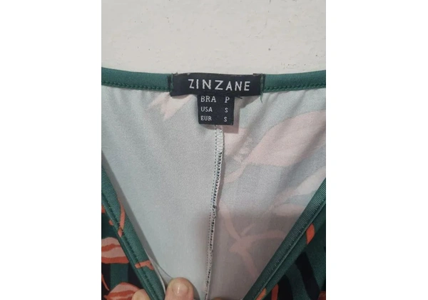 Vestido zinzane estampado.