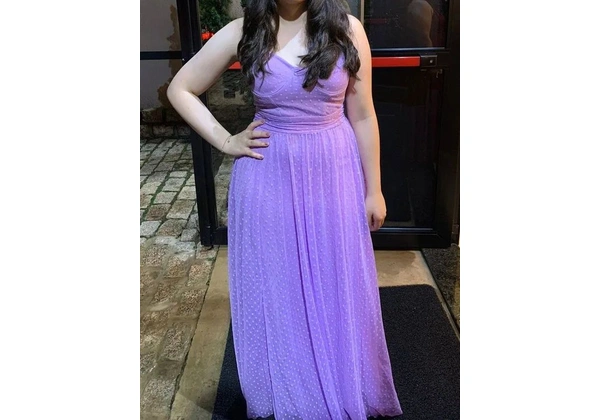 Vestido Madrinha Lilás Tamanho P