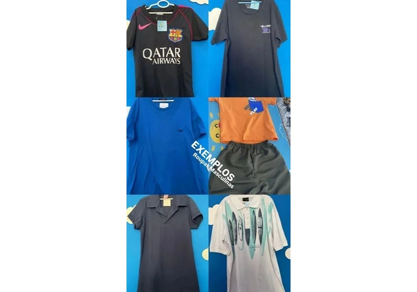 Vendo lote e peças de roupas masculinas e femininas seminovas infantis