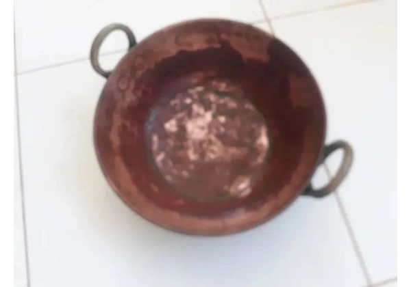 Tacho de cobre bruto da roça 5lts