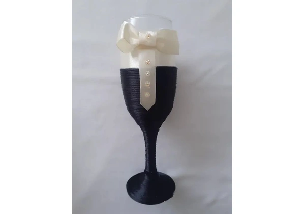 Taças Noivos Decorada