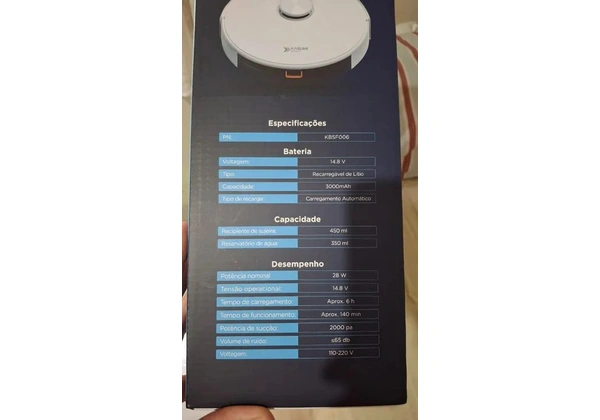 Robô Aspirador Kabum! Smart 700 Usado