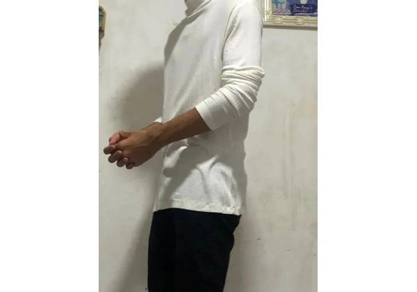 CAMISA DE MANGA LONGA BRANCA ÓTIMO TECIDO