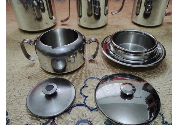 Jogo de chá inox