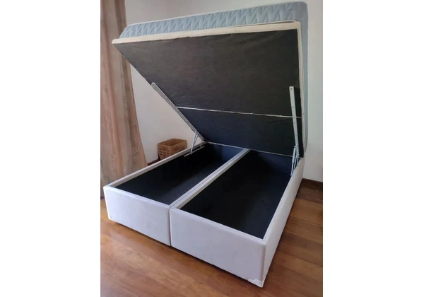 CAMA BOX BAÚ QUEEN BLINDADO LINHA PREMIUM PRONTA ENTREGA