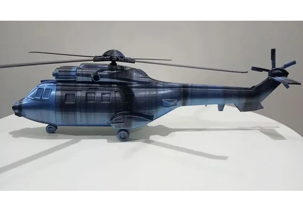 Helicóptero Decoração Super Puma AS 322